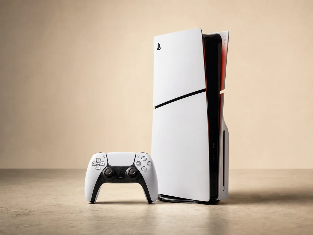 PlayStation 5 с беспроводным контроллером